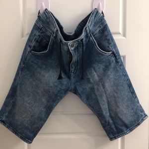 Bershka Jean jogging shorts